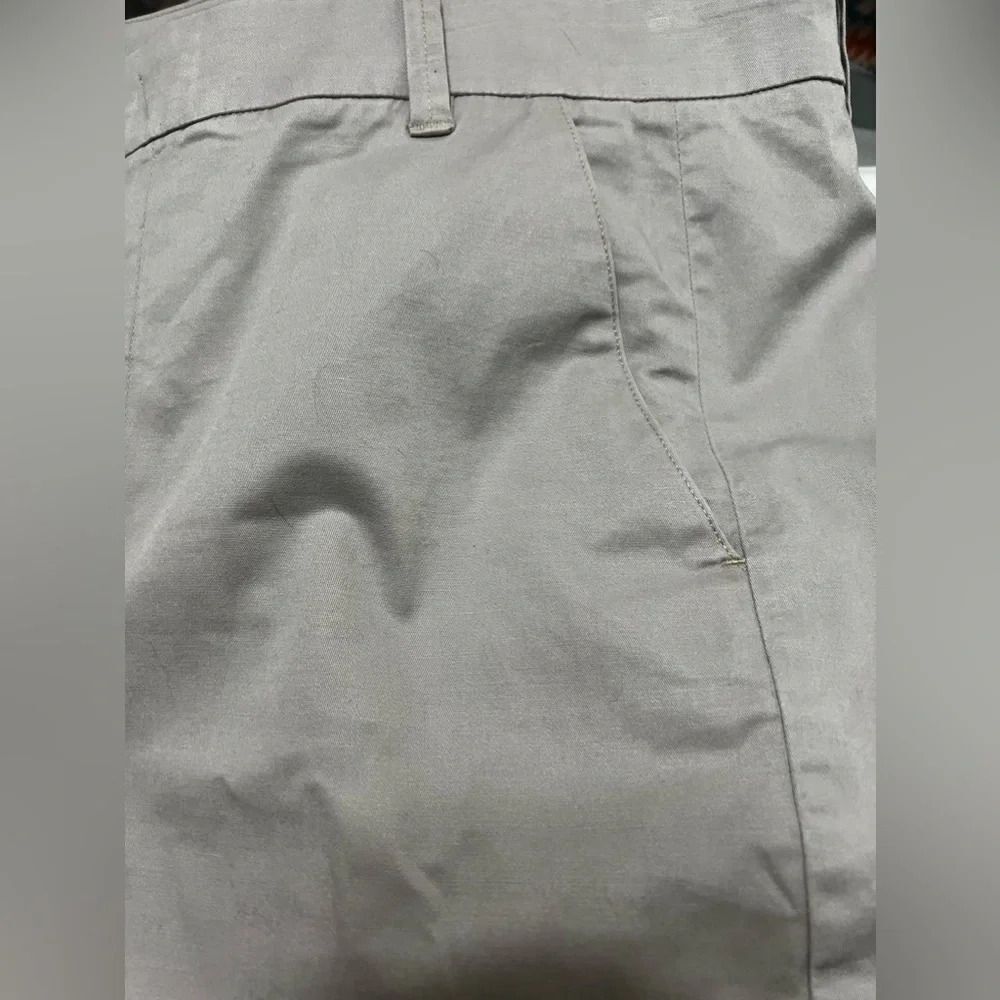 Vince Low-Rise Washed Cotton Crop Pant size 8 Lunar Dust gray - Picture 12 of 14